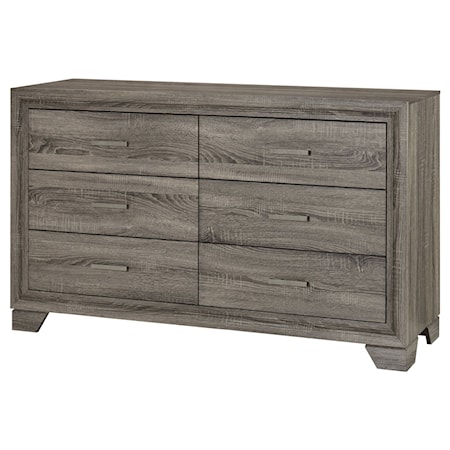 Wright 6-drawer Dresser Cabinet