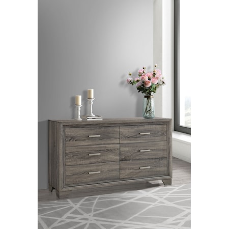 Wright 6-drawer Dresser Cabinet