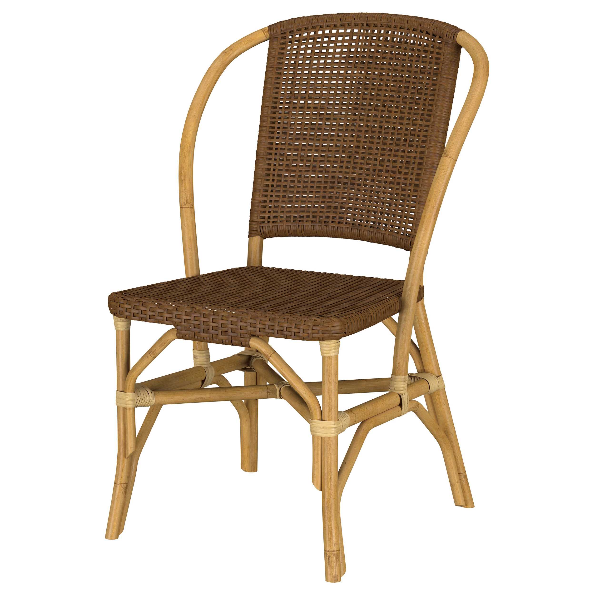 Lexley Woven Rattan Dining Side Chair
