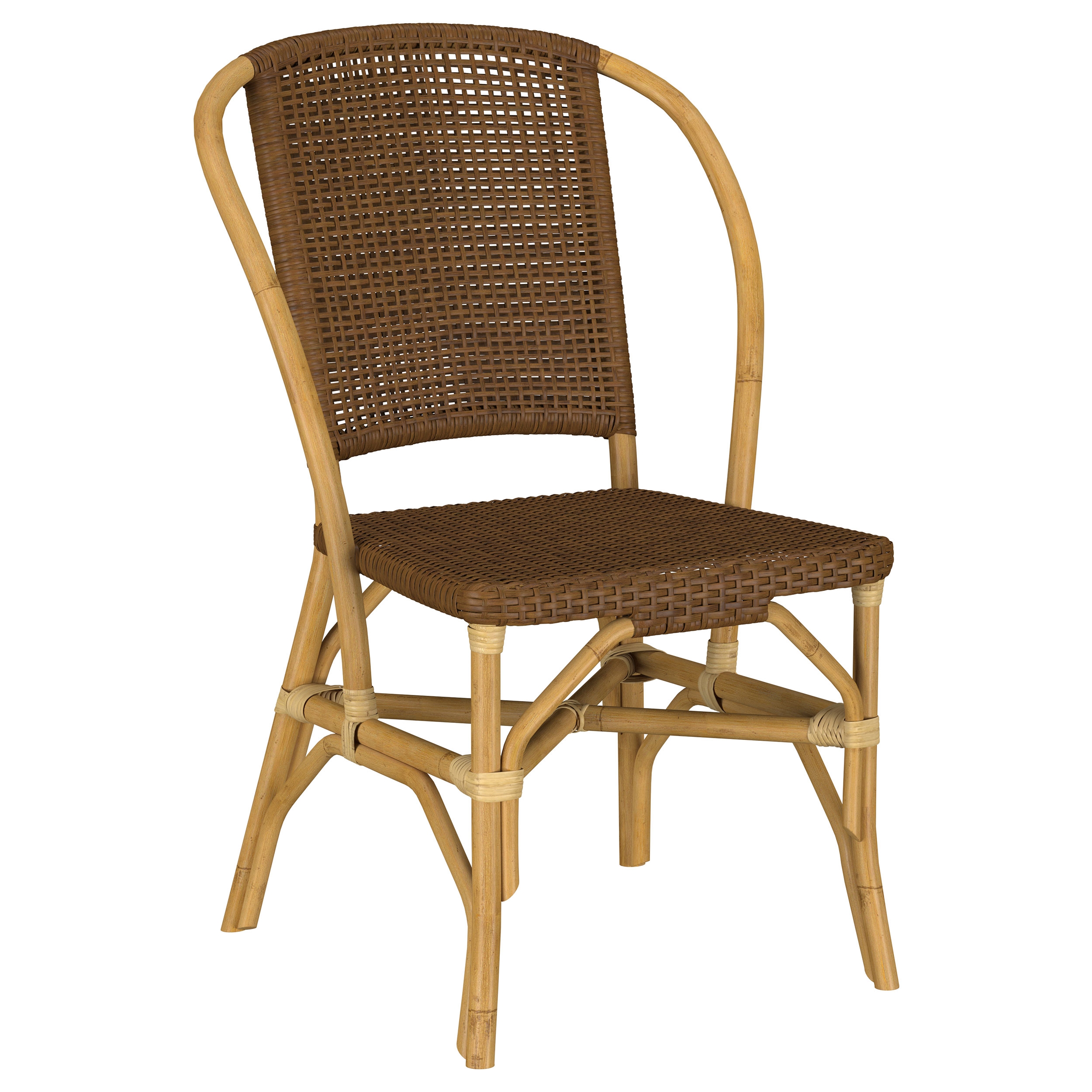 Lexley Woven Rattan Dining Side Chair
