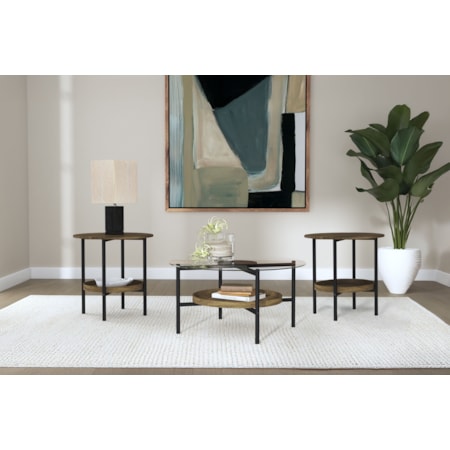 Delfin Coffee and End Table Set