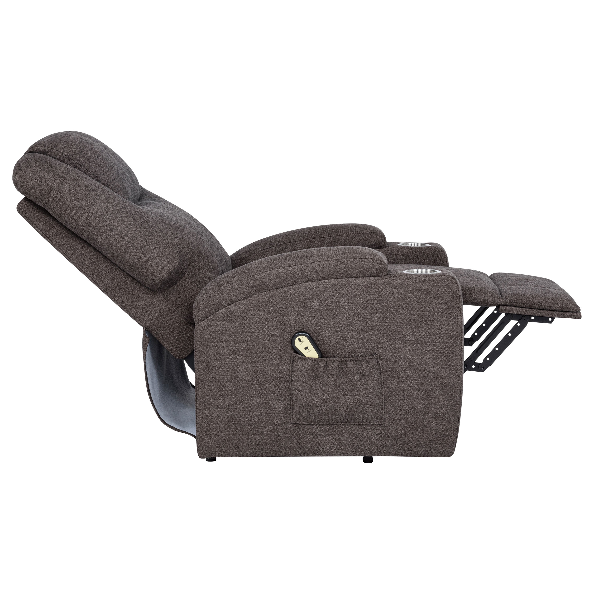 Coaster Louie Louie Chenille Power Lift Massage Chair