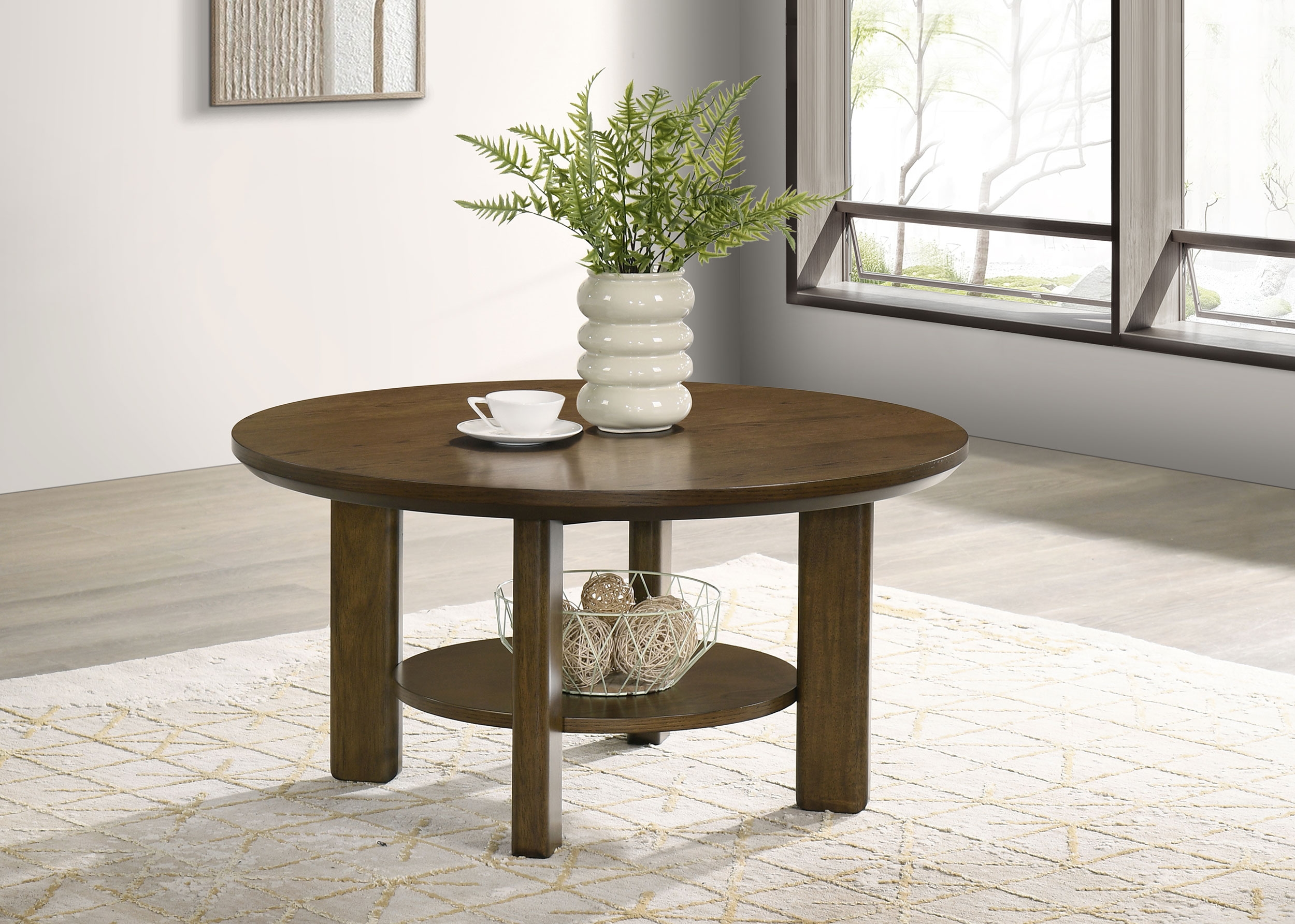 Ottowa 36-inch Wood Cocktail Coffee Table
