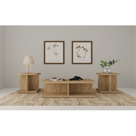 Cortona Coffee and End Table Set