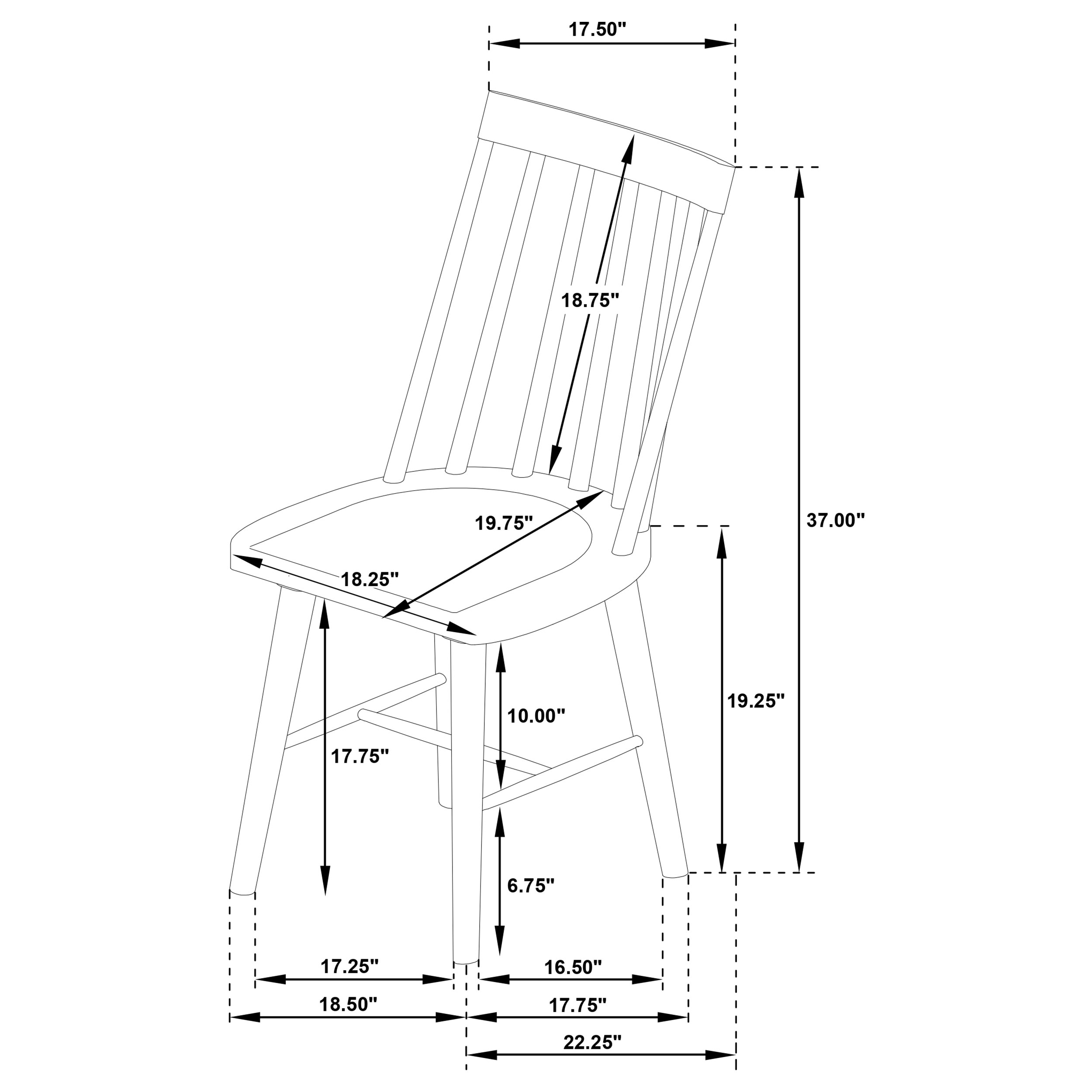 Coaster Middleton Middleton Extension Leaf Dining Set
