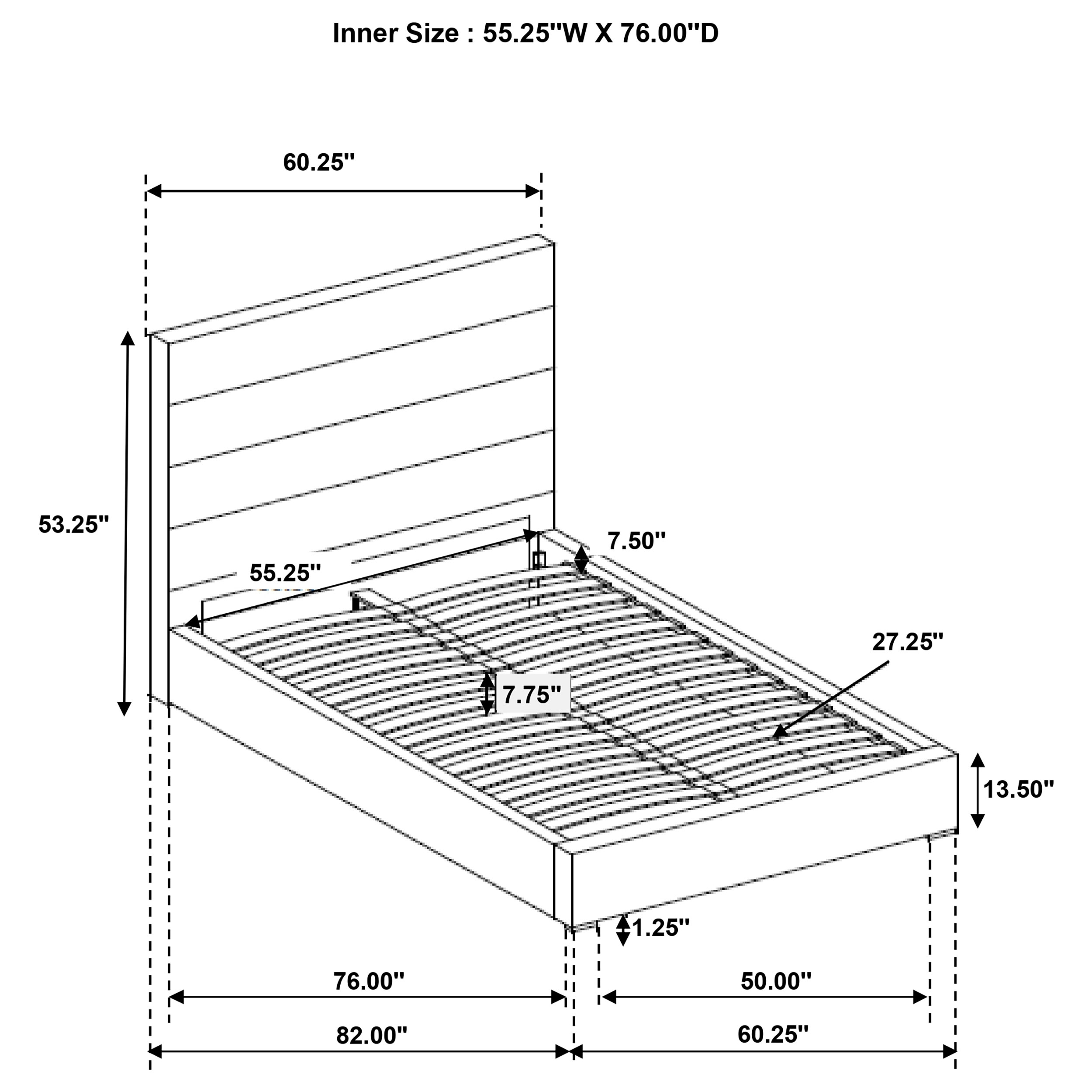 Coaster Felicity 5Full Platform Bed