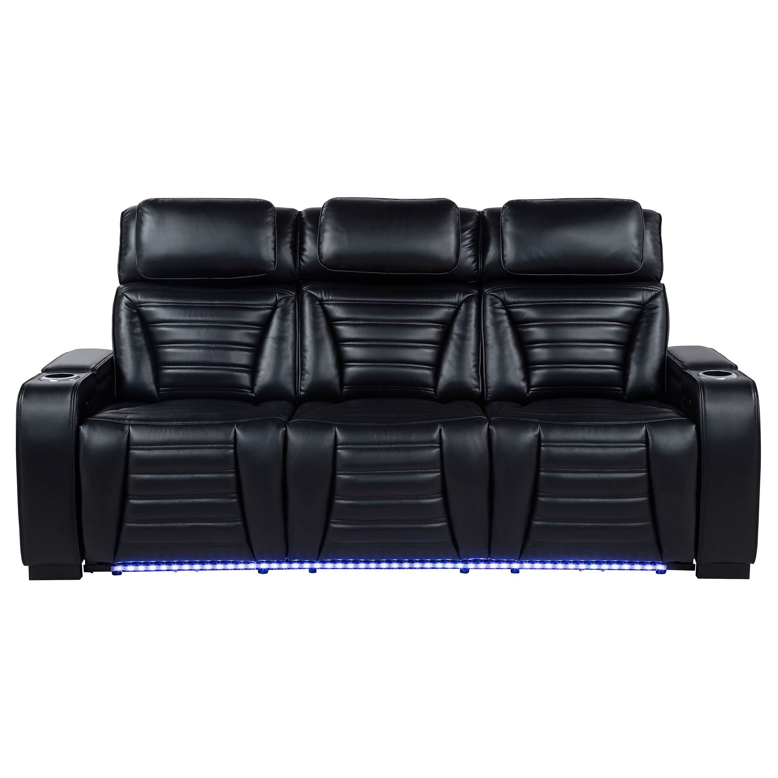Zuma Dual Power Reclining LED Sofa