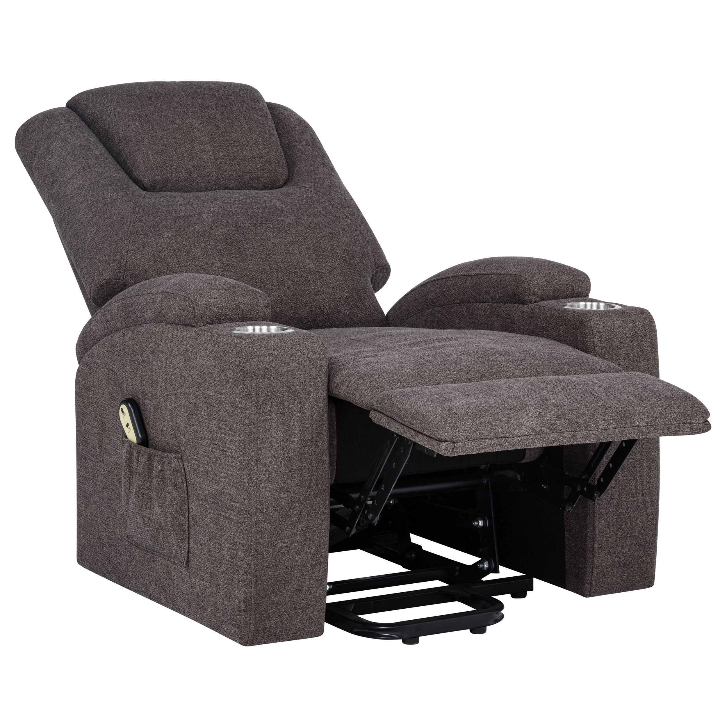 Coaster Louie Louie Chenille Power Lift Massage Chair
