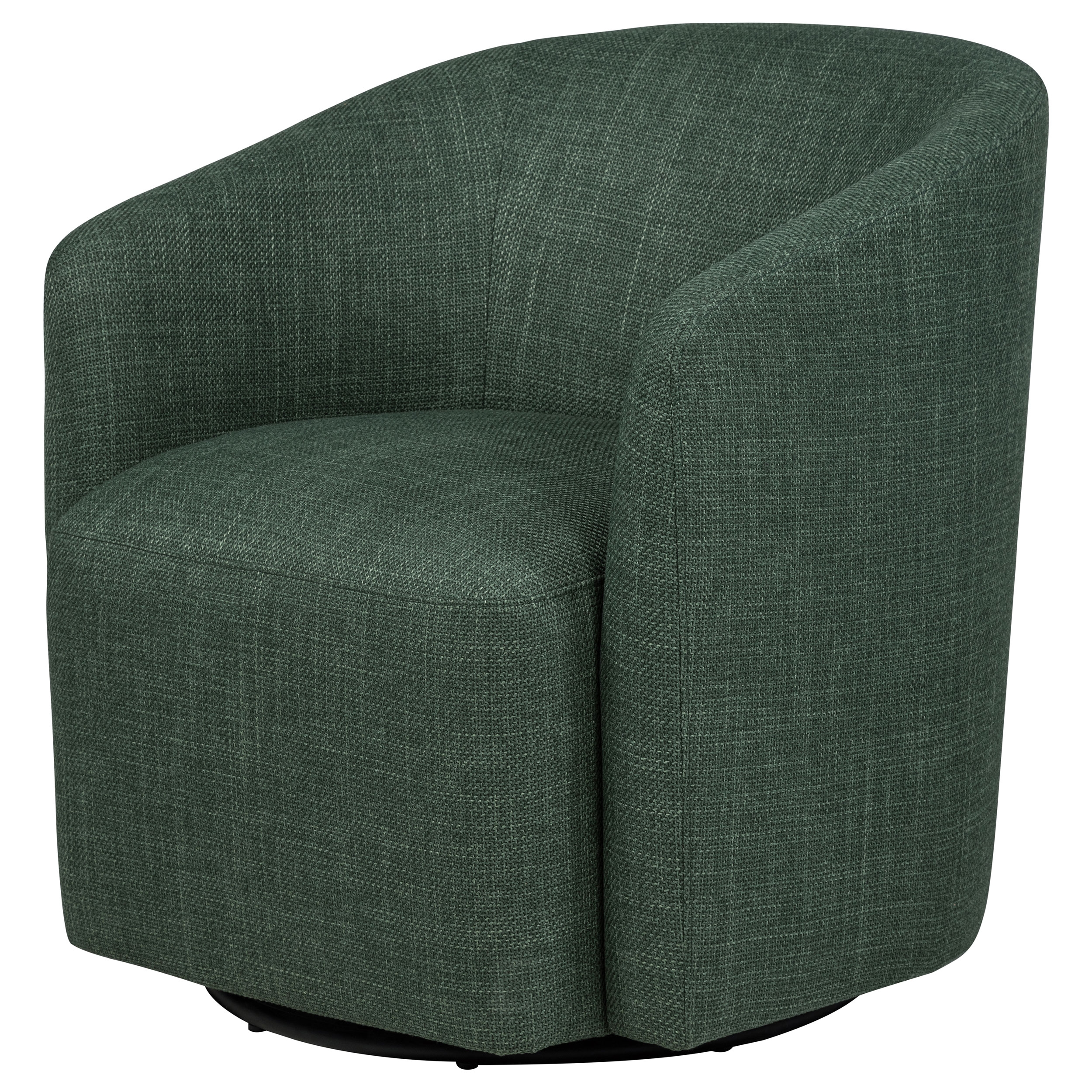 Mossbrook Fabric Swivel Accent Chair