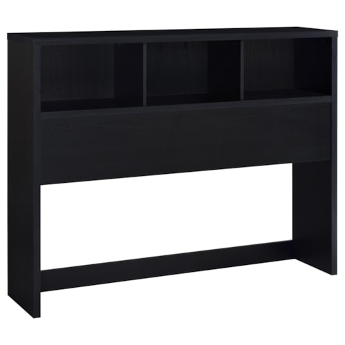 Westpark 49-Inch Queen Bookcase Headboard Black