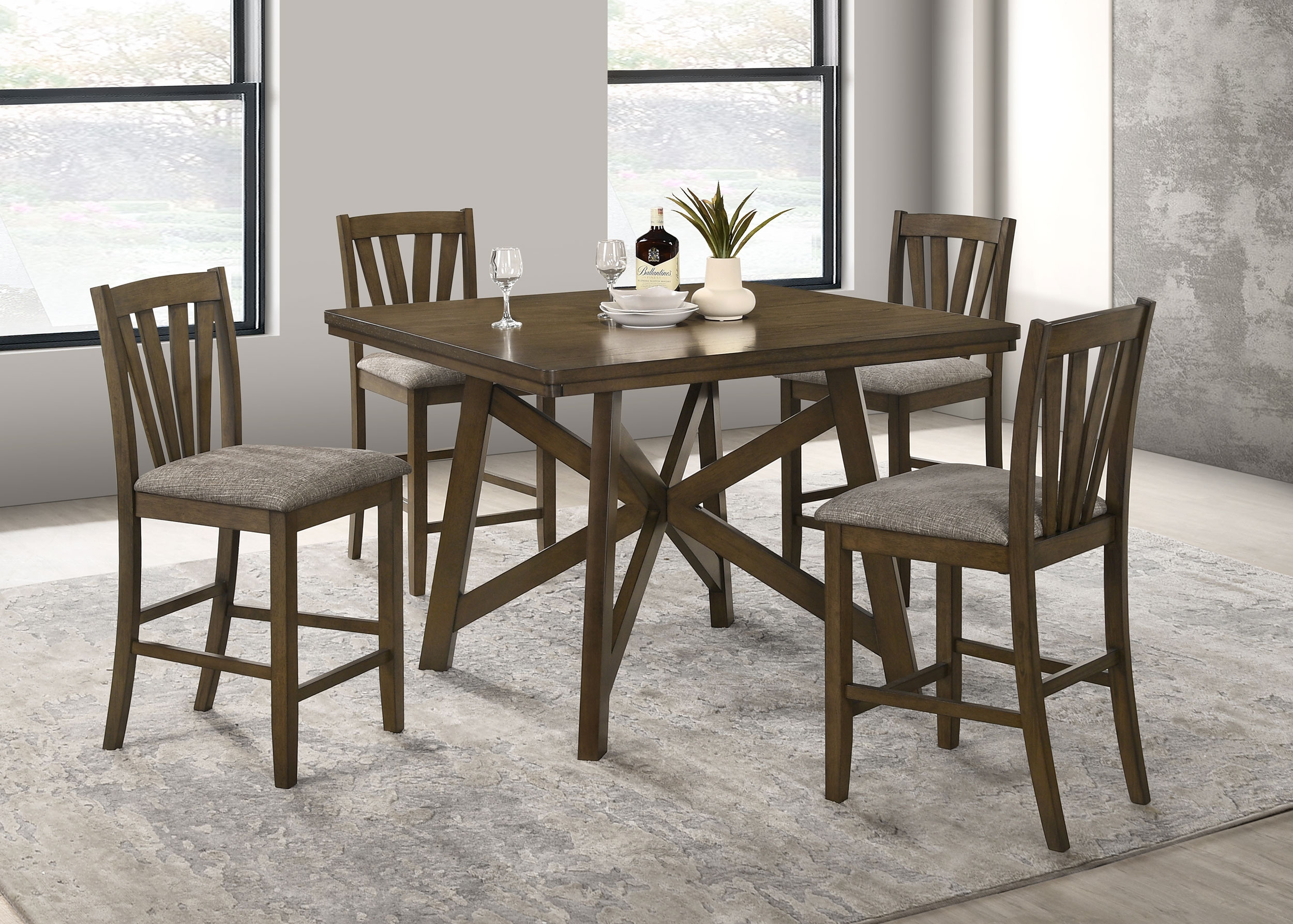 Canfield 4Counter Height Dining Set