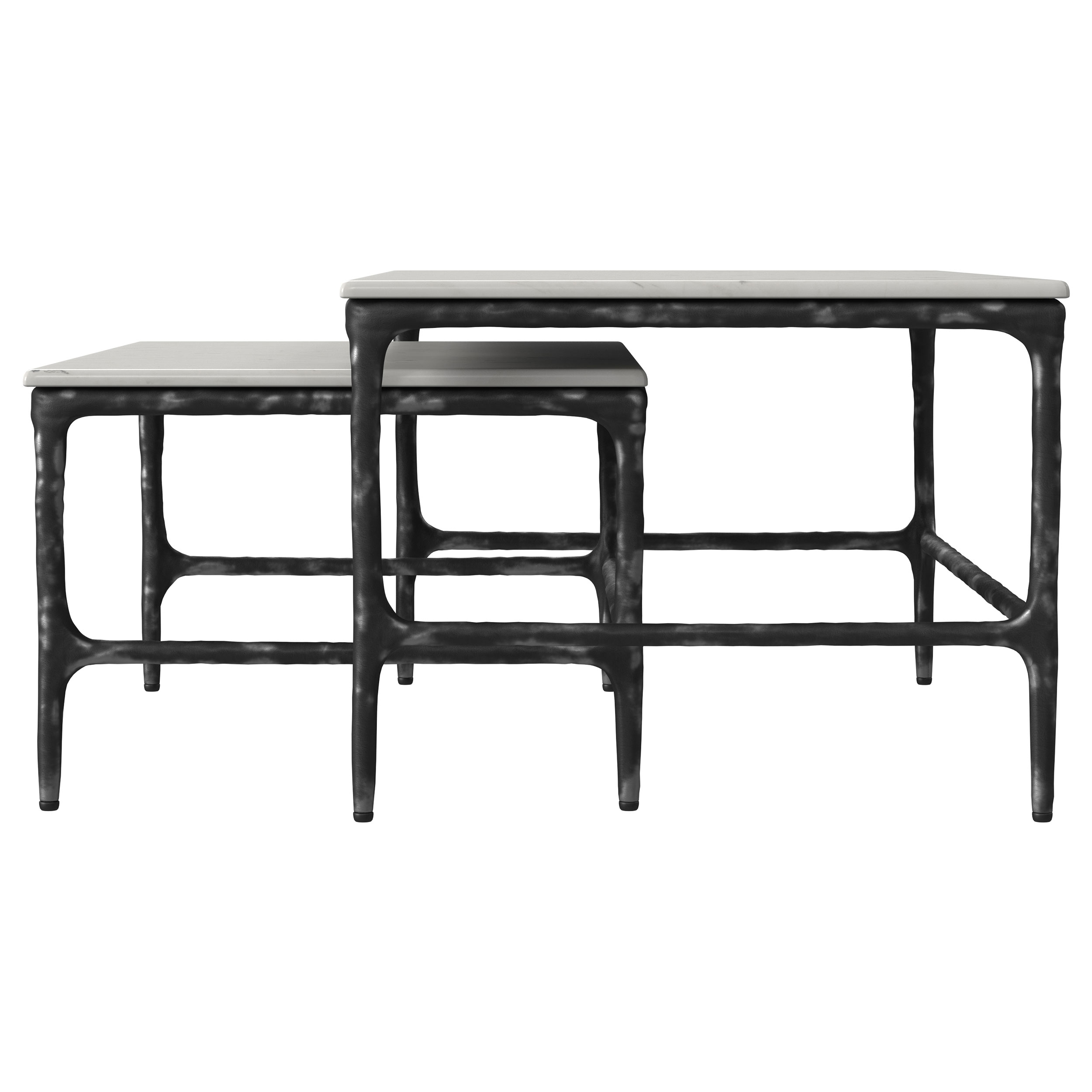 Ebby Marble Top Nesting Coffee Tables