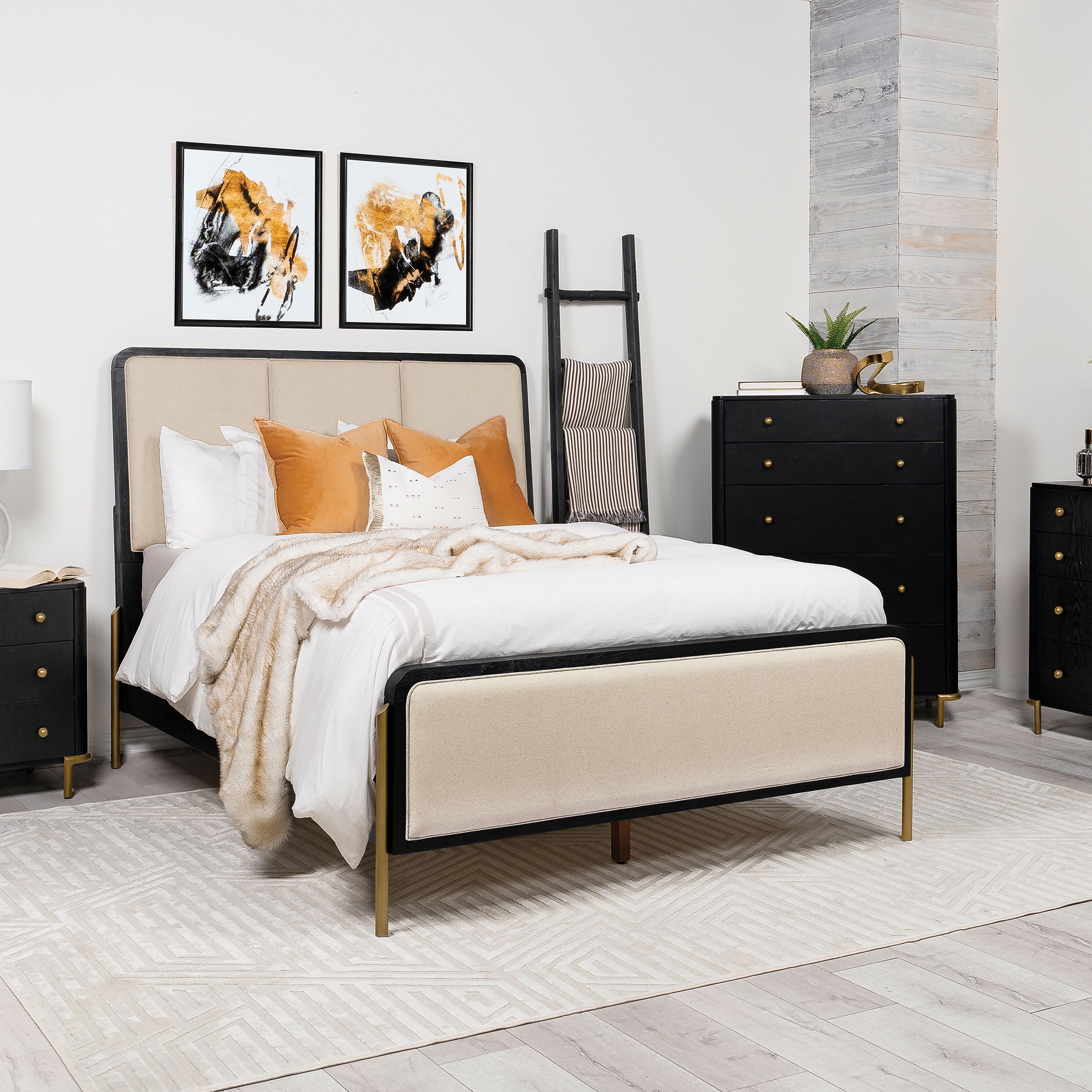 Coaster Arini 56-inch Cal King Panel Bed