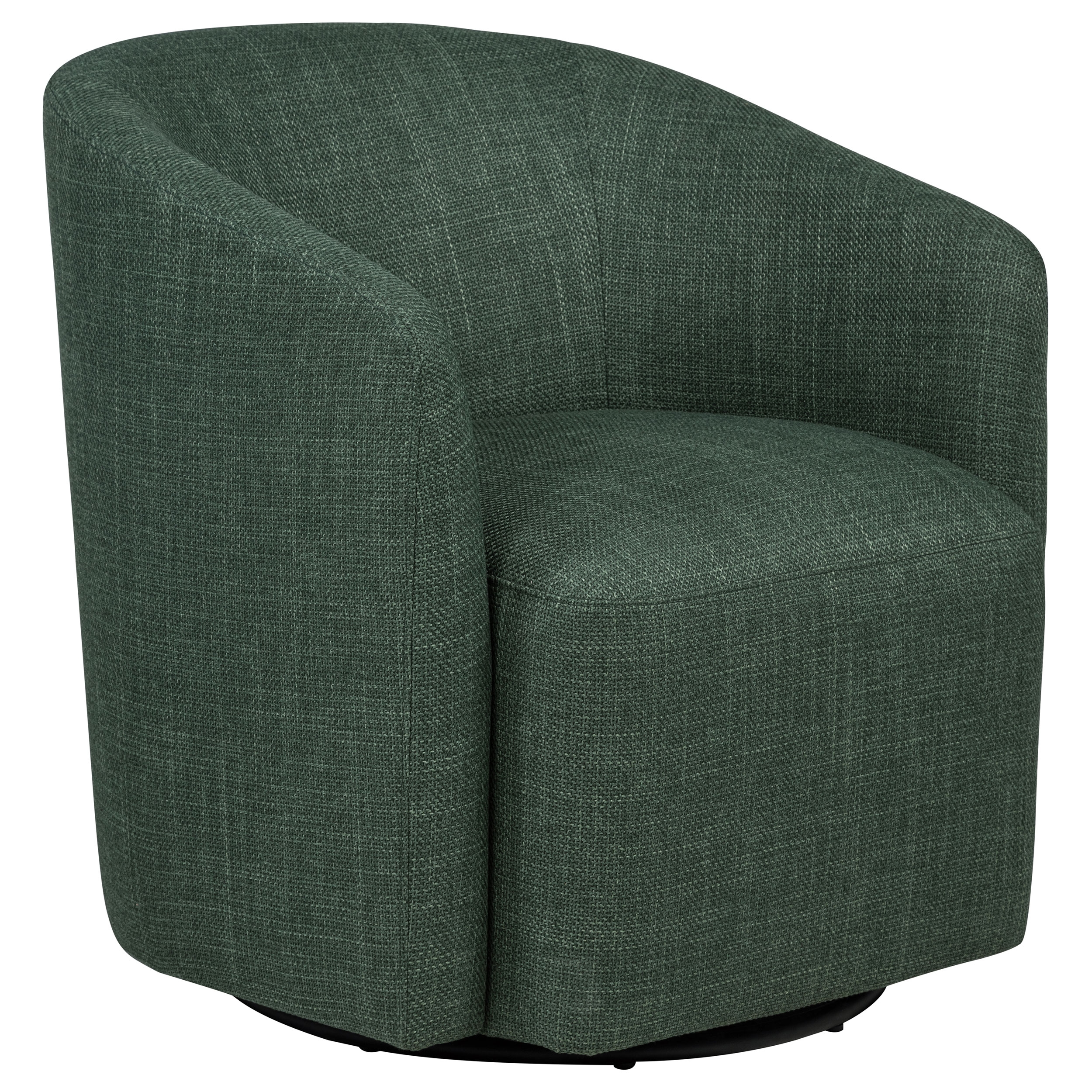Mossbrook Fabric Swivel Accent Chair
