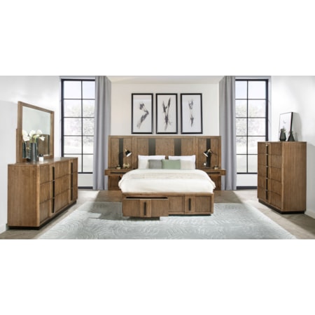 Terrace Queen Panel Bedroom Set Ash