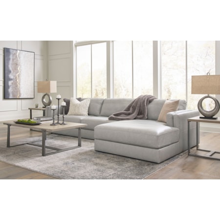 2-Piece Sectional With Chaise