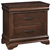 Wayside Custom Furniture Normandy Large 3 Drawer Nightstand