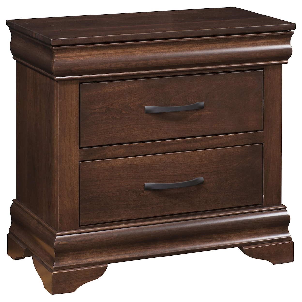 Wayside Custom Furniture Normandy Large 3 Drawer Nightstand