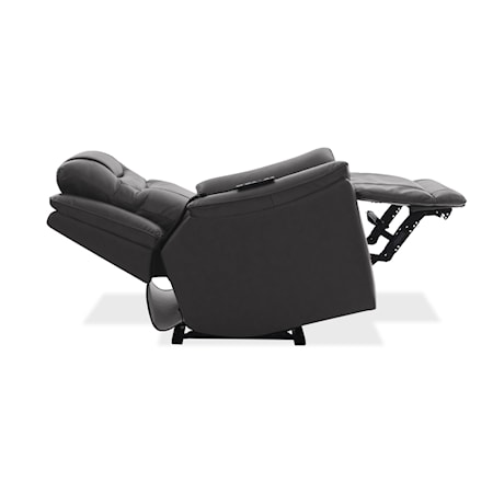 Leather/Vinyl Power Recliner