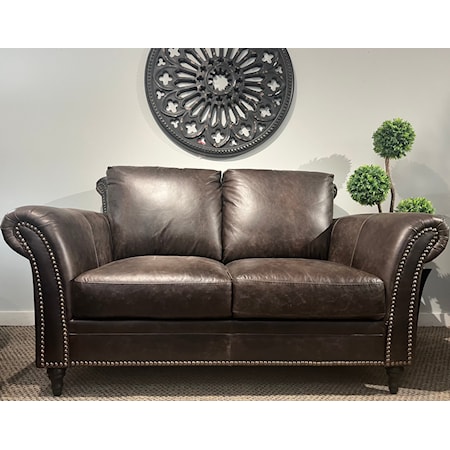 Premium Leather Loveseat