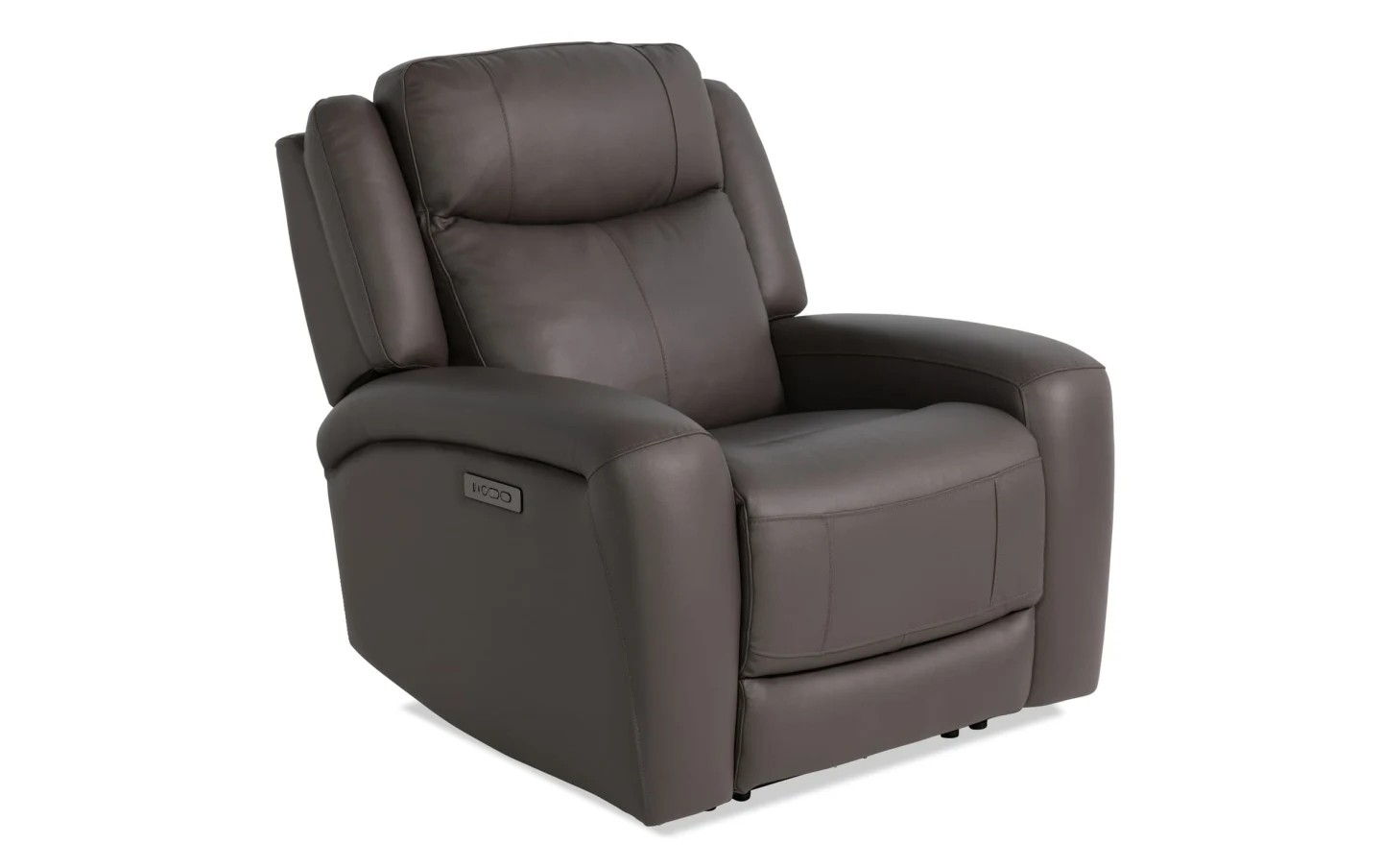 Leather/Vinyl Power Recliner
