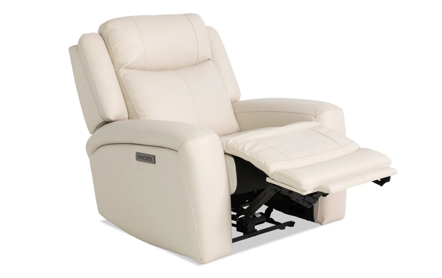 Leather/Vinyl Power Recliner