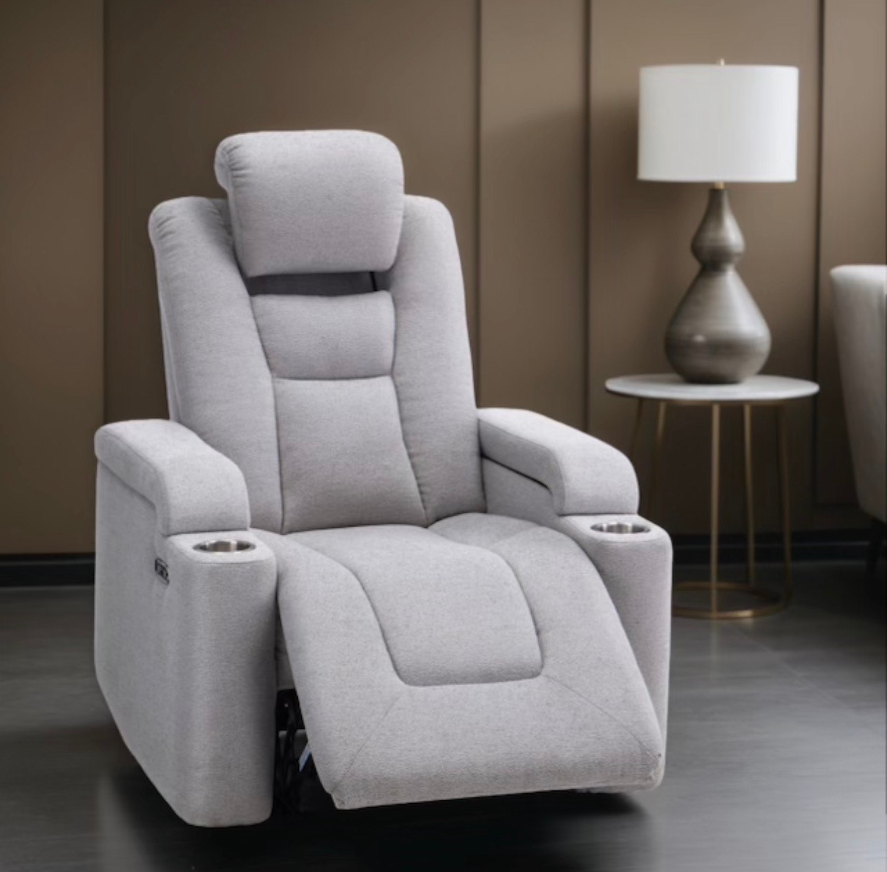 Power Recliner with Cup Holders &amp; Storage