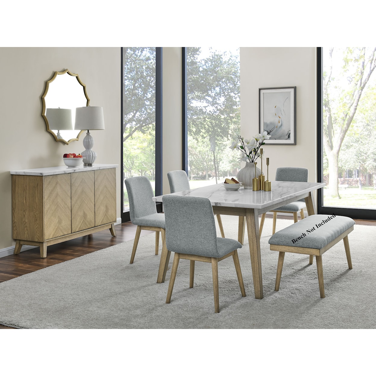 Steve Silver Vida 5-Piece Dining Set