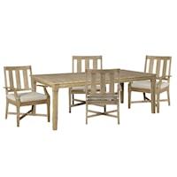 Table w/4 Arm Chairs