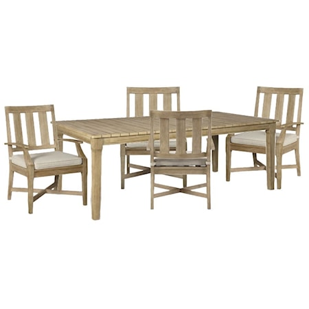 Table w/4 Arm Chairs