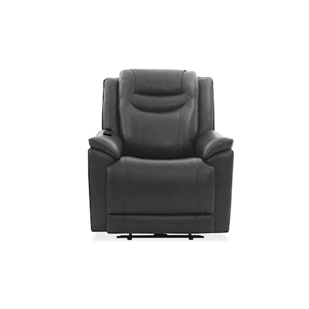 Leather/Vinyl Power Recliner