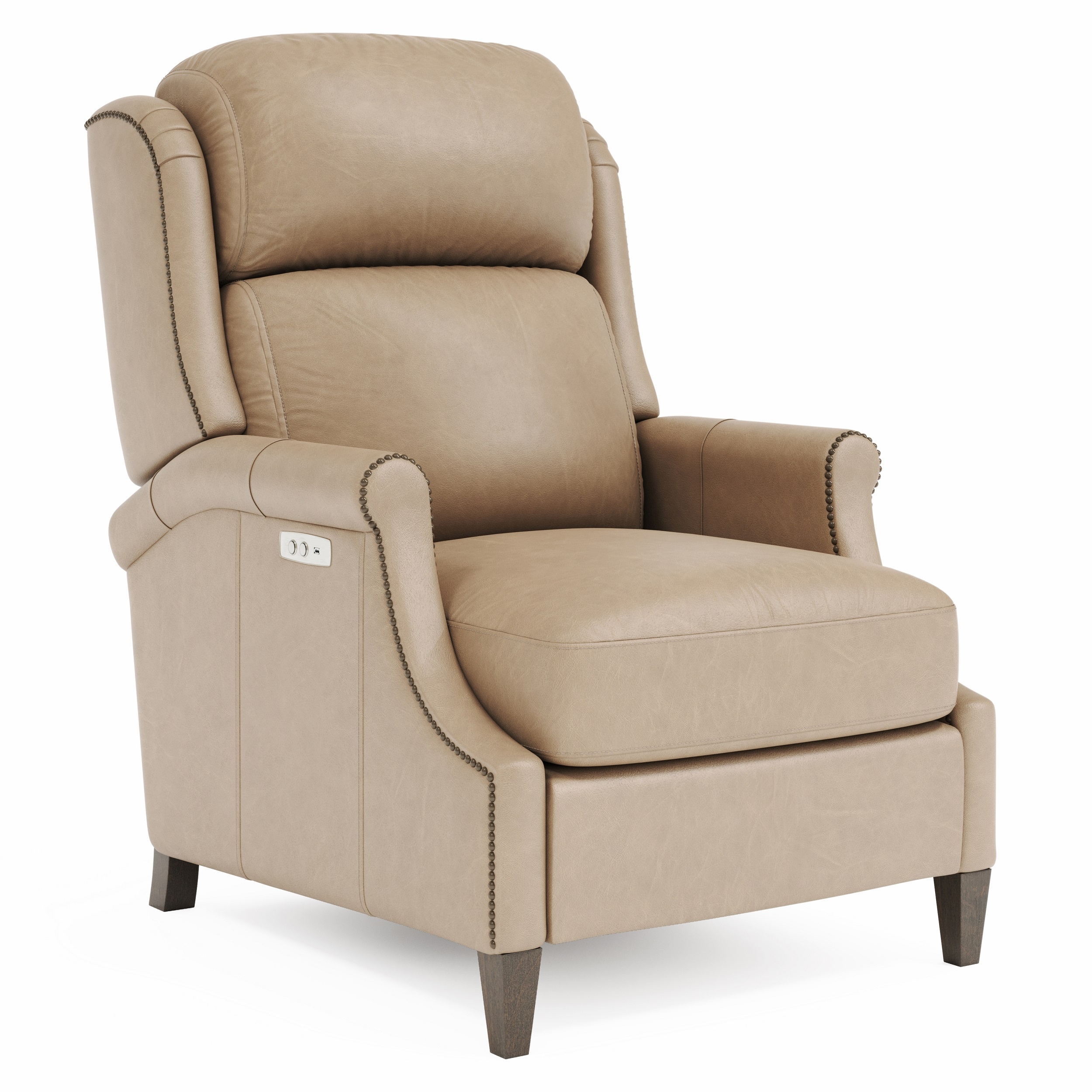 Hi Leg Leather Power Recliner