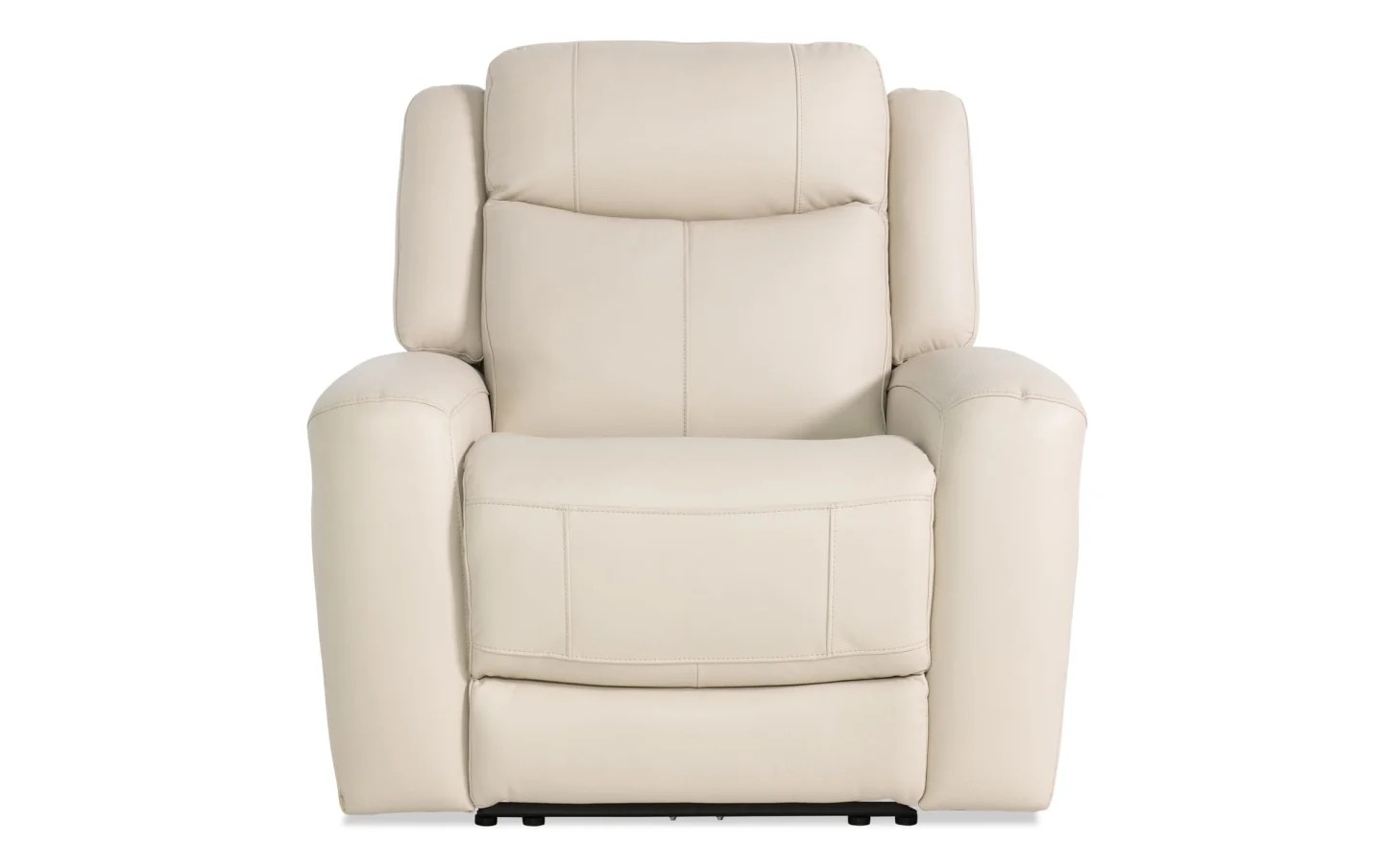Leather/Vinyl Power Recliner