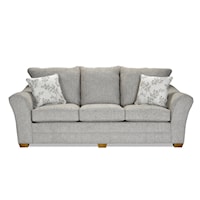 Contemporary Sofa with Flared Arms