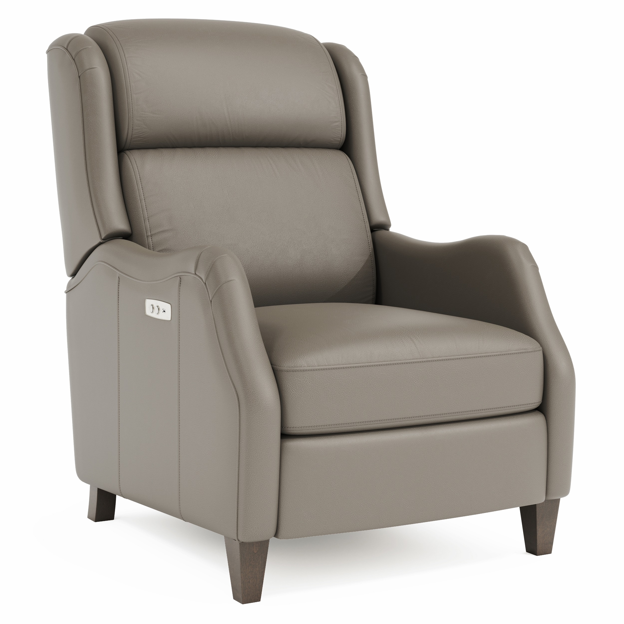 All Leather Hi-Leg Power Recliner