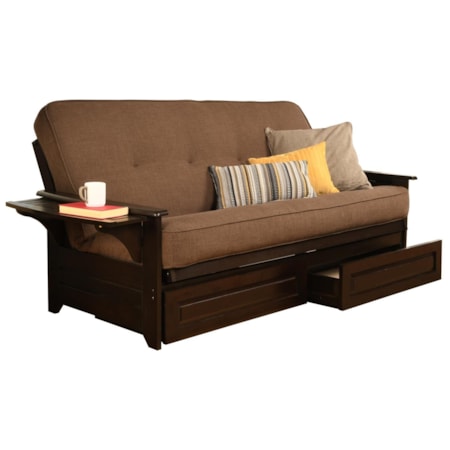 Complete Full Futon with Drawers