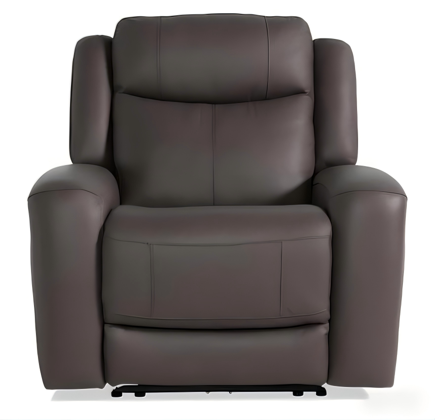 Leather/Vinyl Power Recliner