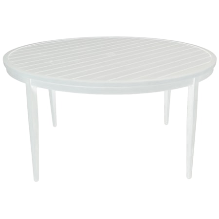 60" Round Aluminum Dining Table