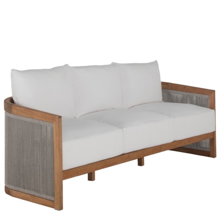 Avalon Teak Rope Outdoor Sofa
