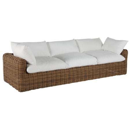N-Dura Oversized Wicker Sofa