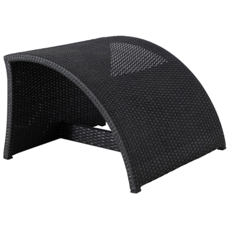 Modern Woven Ottoman Footstool