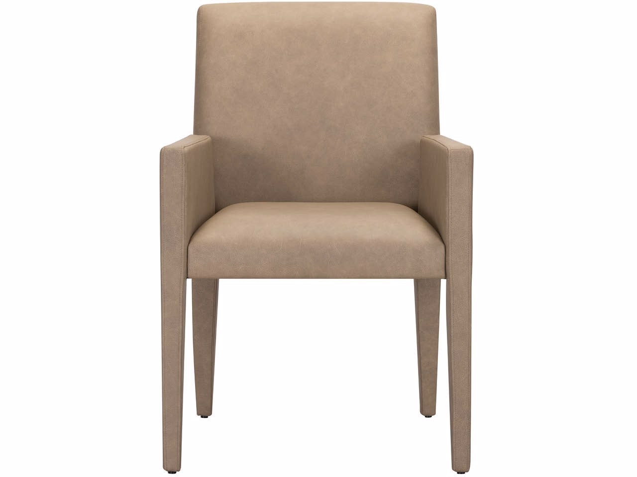 Fully-Upholstered Leather Dining Chair