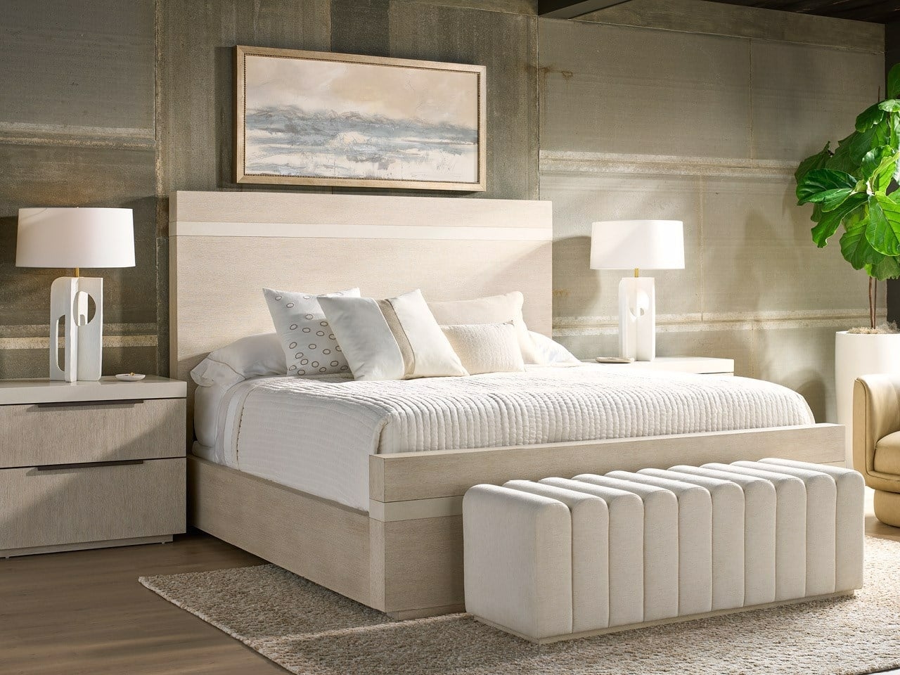 Queen Panel Bed