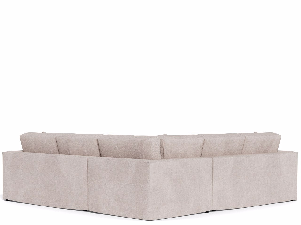 Customizable Slipcover L-Sectional