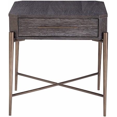 Contemporary 1-Drawer Oslo End Table