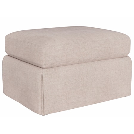 Hudson Skirted Petite Ottoman