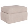Universal Special Order Hudson Skirted Petite Ottoman -Special Order