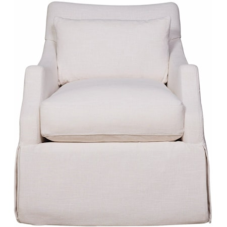 Casual Accent Chair in Performance Fabric