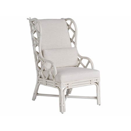 Coastal Upholstered Arm Chair