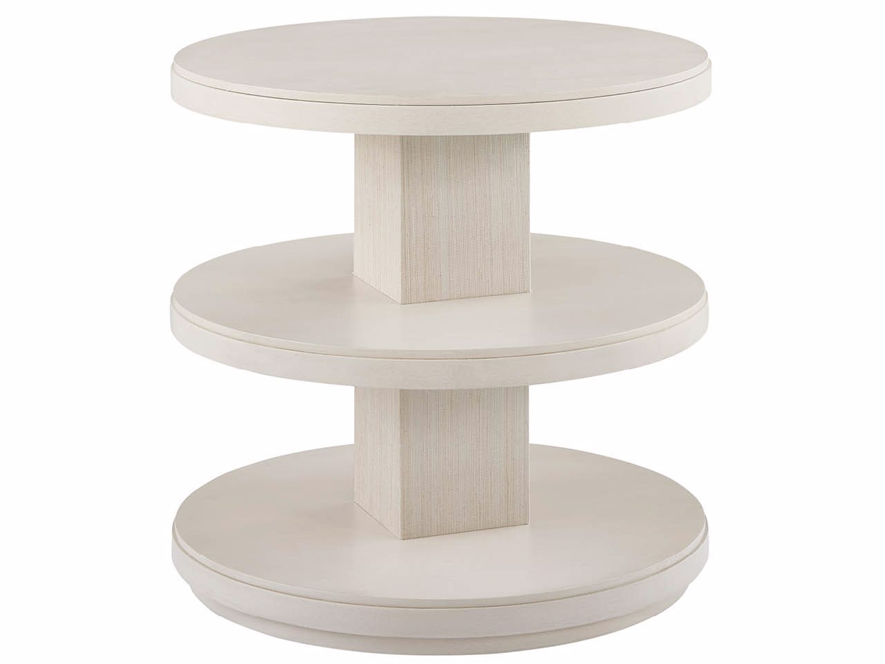 Universal Birchaven 2-Shelf Round End Table